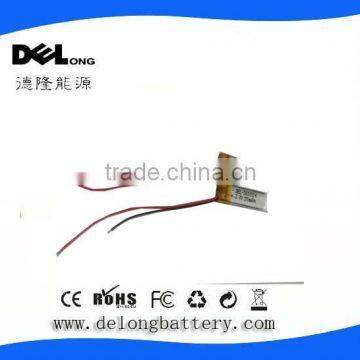 3.7v 55mAh bluetooth li-ion polymer battery