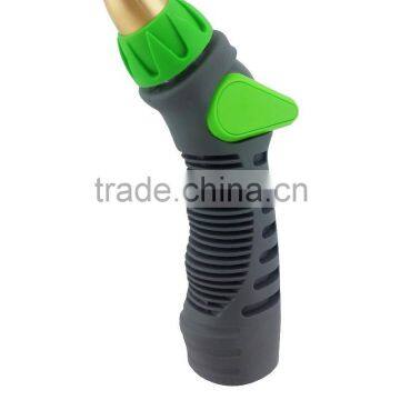 3 Ways Thumb Control Metal Hose Nozzle Soft Grip TPR Coated #200 #112030