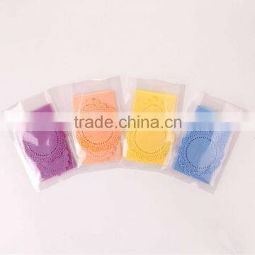 Best selling PVC/EVA/PET/PE plastic lavender/rose/jasmine many scents and colors of plastic card for holiday and hotel usage