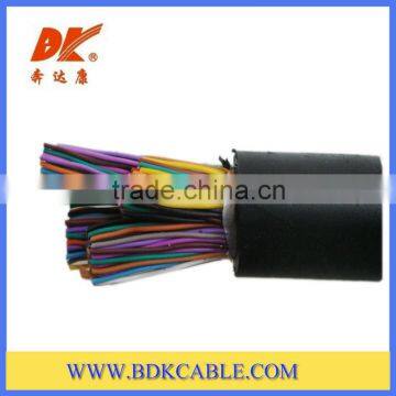 PVC insulation copper wire braided shield power cable