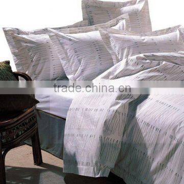 High Quality White Cotton Hotel Bedding set/Bed linen/Bed set