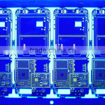 8layer HDI Impedance PCB with Blue Solder-Resist