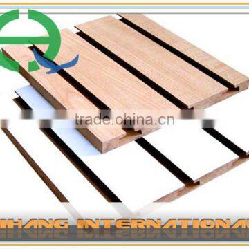 hot sale mdf slatwall/ slotboard 18mm with high quality