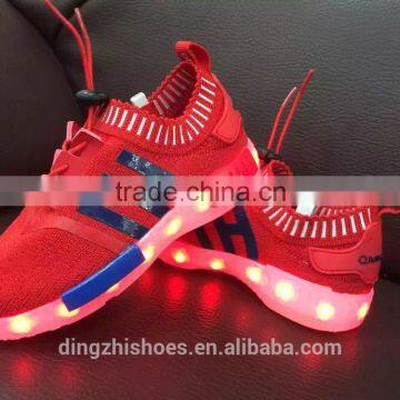 Hot Selling Led Kids Light Shoes With USB Charge Fashion Led Light up Kids Sport Shoes photo-4