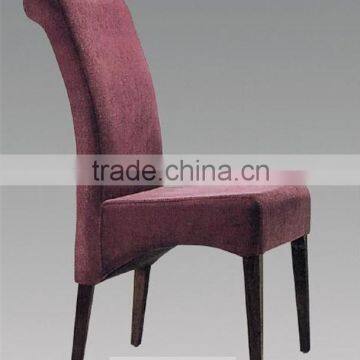 aluminum alloy legs Armless febaric upholstered hotel wedding/banquet chair