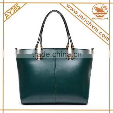 Hobo Shoulder Bag European Style Woman Genuine Leather Handbagher photo-3