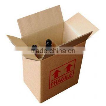 Beer packing box for transportation, box printing