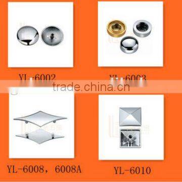 Chrome Semi Ball Decorative Mirror Screw Caps photo-5
