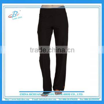 Women's comfort black trousers casual pants