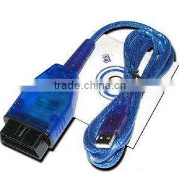 odb2 cable for 2013 blue Cable Car Diagnose tool KKL VAG 409.1 For VW/AUDI COM Scanner