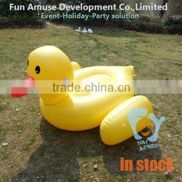 new design summer fun duck animal inflatable pool float