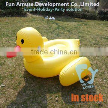 New Design Summer Fun Duck Animal Inflatable Pool Float