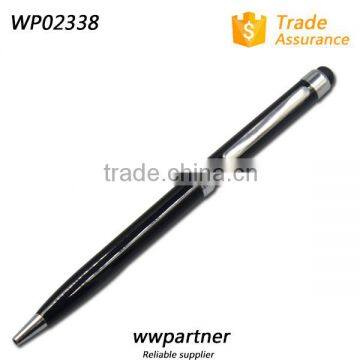 Glossy Disposable Stylus Ball Pen for Promotion