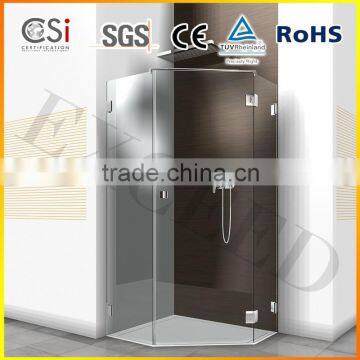 Custom Made 8/10mm Frameless Hinge Shower Enclosure EX-1005