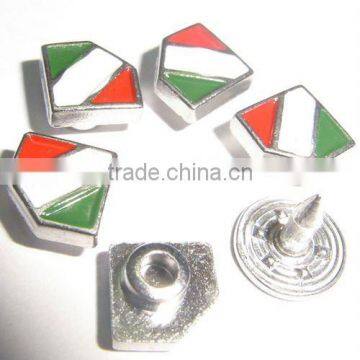 Fation enamel colorful rivets for garments