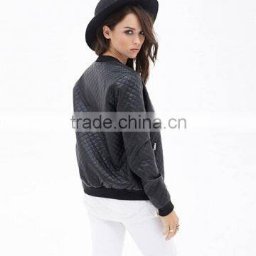 Leather Jacket For Women Leather Jackets Fashion Winter Jackets Argyle Faux Leather Jackets For Women Sportive Jackets photo-2