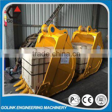 low price hydraulic rotating excavator rock bucket with good quality