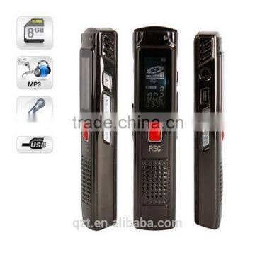 809 8GB USB Digital portable Voice Recorder MP3 music Player USB 2.0 High Speed audio recorder