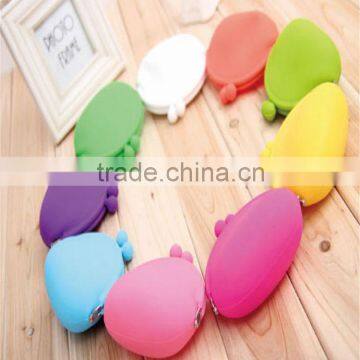 Button Silicone Cosmetic Pouch/Custom Silicone Key Pouch photo-3