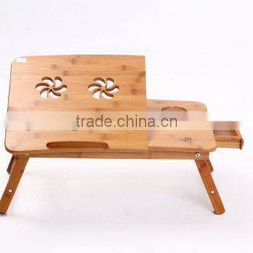 Bamboo folding bed tray
