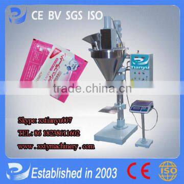 Tianyu environment friendly Lcs single hopper Deer Bone Powder packer with one year warranty