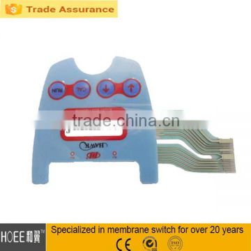 China-made multi color custom new membrane switch with window