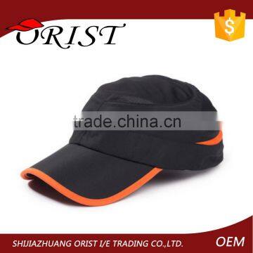 High quality comfortable soft casual outdoor sport custom promotional dry fit polyester running cap