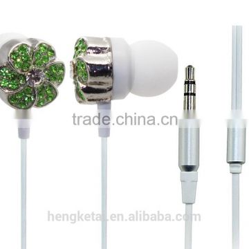 new model diamond metal earphone general type