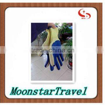 best quality latex palm coated safety gloves mechanical