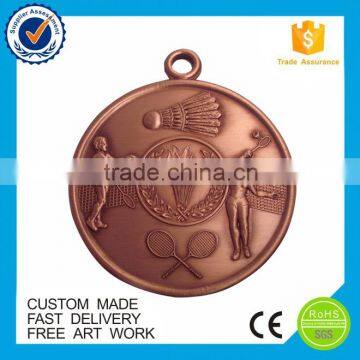 high quality cheap gold silver brass sport medal