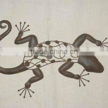 Decorative gecko Metal wall decor