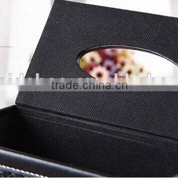 Hot Sale Cute Facial Tissue Box PU Napkin Box Functionable OEM Pochet Tissue Box photo-3