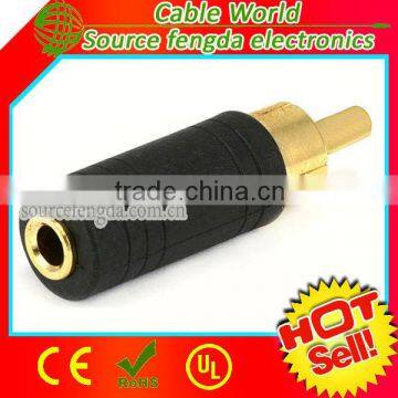 wholesale 3.5mm to RCA audio converter connector adaptor