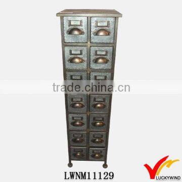 Garden decor shabby chic cabinet with unique design
