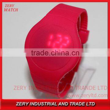 R0476 (^o^)/~ the most popular couple lover led watch with PU band