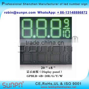 Los Angeles USA Led Digital Gas Price Changer 8.8 8 9 & 8.88 9/10 (20 Inch ) R/W/Y/W/B Color photo-6