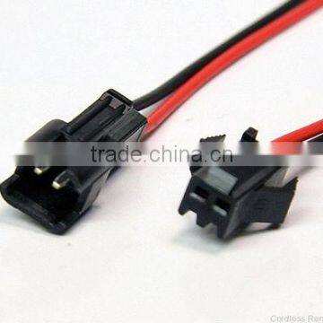 SM2.54 2P 2 pin connector 15cm wires female and male connector with 15cm lead