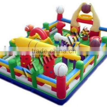 European Design Inflatable Obstacle Fun City Games Indoor Maze Outdoor Inflatable Playground for Kids Children Adult