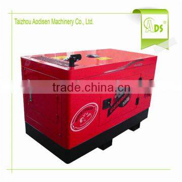 Silent portable 10kW diesel generator