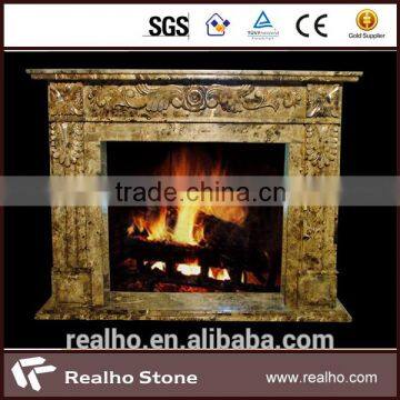 Euro Style Cultured Marble Fireplace photo-3