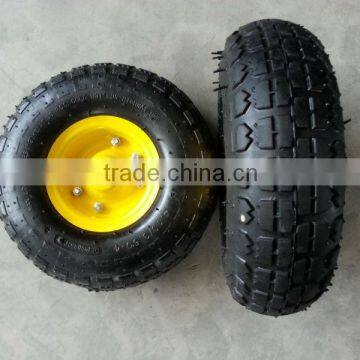 10 inch semi-pneumatic rubber wheel for tool cart