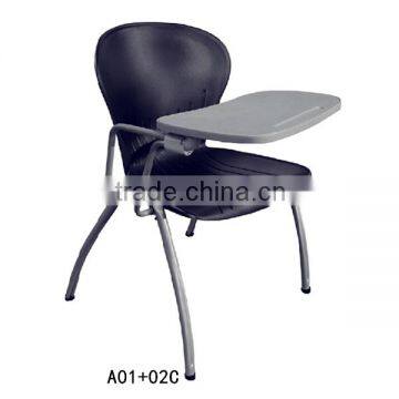 Student Chair With Writing Pad Powerful Furniture School Plastic Chair for Sale A01+02C photo-2