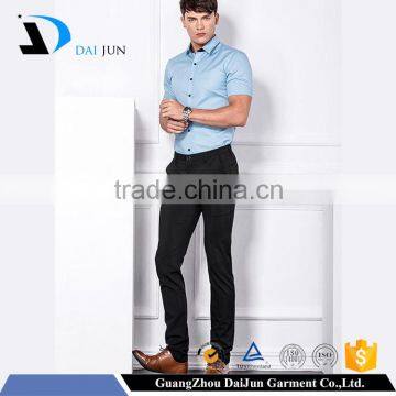 Daijun oem new design black man fit formal blouse and pants