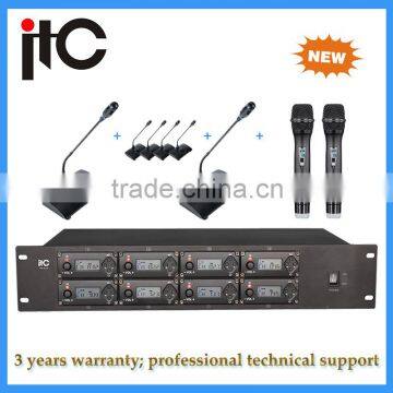 8 Channel Cheap Digital Wireless Laptop Conference Microphone System