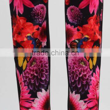 F5W30177 Women Fashion Jogger Pants Wholesale Cheap 100% Cotton Pants Printing photo-6