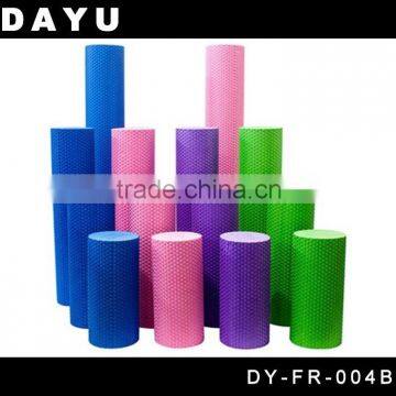 Yoga Accessories EVA Foam roller with hex massage dots DY-FR-004B