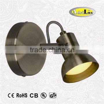 Classic anti brass LED spot light 1*5w