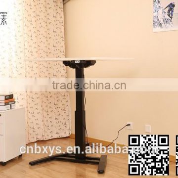 Foldable one -leg electric adjustable coffee/office/computer desk table and chair with SGS/CE certification