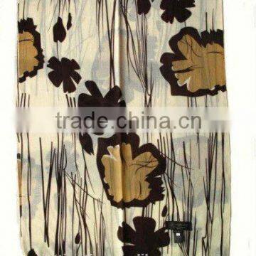 Custom design top quality digital printing fashion silk scarf