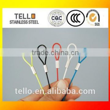 red nylon coated 304 stainless steel wire rope